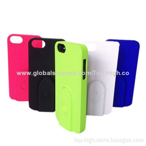 New Products 2014 Innovative Product Selfies Stick Camera Bluetooth Shutter Case for iPhone 5/5s